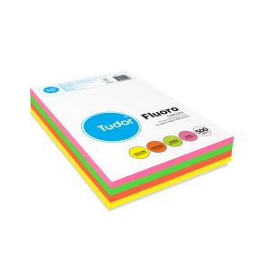 Tudor A4 80gsm 4 Colours Fluoro - Ream